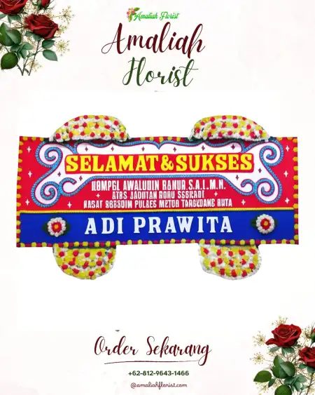 Papan Bunga Ucapan Selamat Lopait